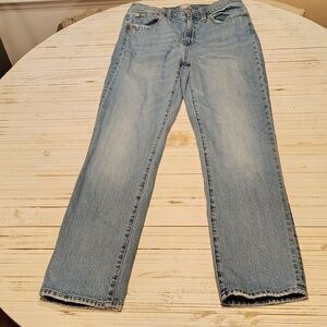 J. Crew Boyfriend Slim Straight Leg Jeans Size 27 (4). High Rise. Semi Stretch
